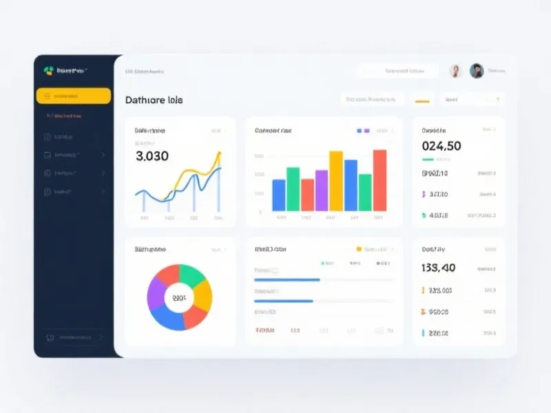 Data Analysis Dashboard Interface